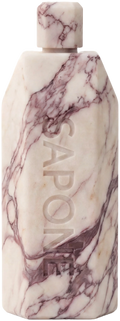 Sapone marble shampoo bottle — the shell is a bar of soap